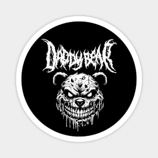 Daddy Bear. Death Metal Father's Day Magnet